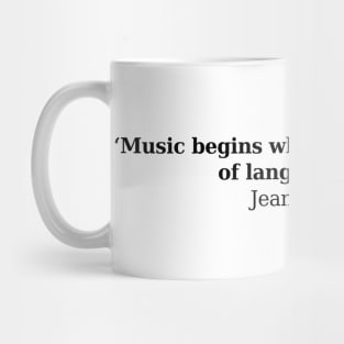 Jean Sibelius Quote Mug